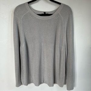 Eileen Fisher Cotton Tencel Light Knit Sweater